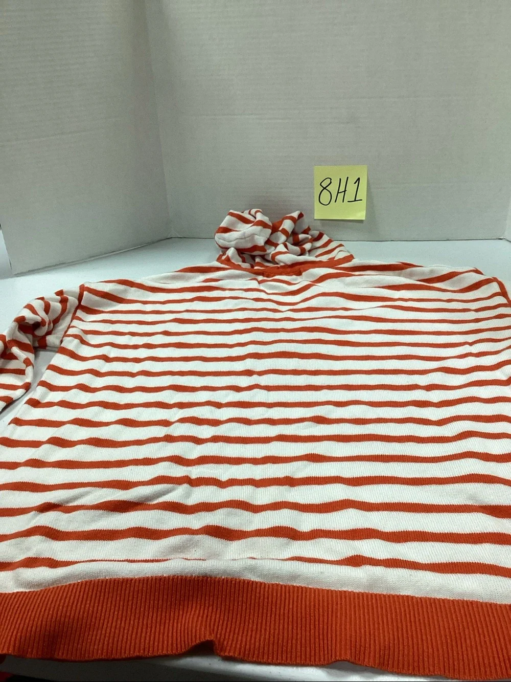 Michael Kors striped hooded